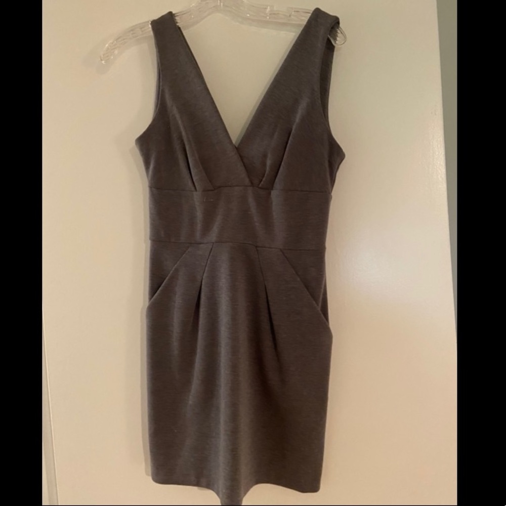 BCBGMAXAZRIA pleated pocket dress
